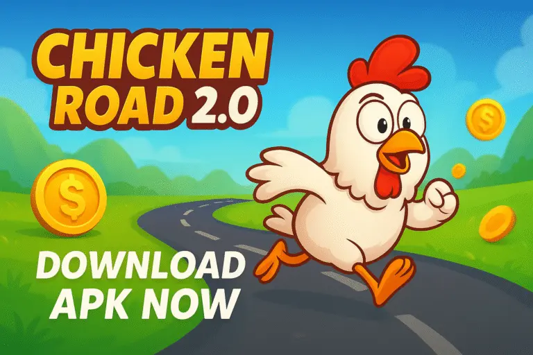 I chicken is crossing road and showing download apk now.